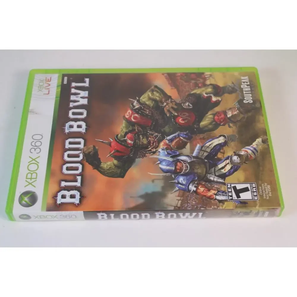Blood Bowl (Microsoft Xbox 360, 2010) Authentic, Complete, Tested/Works Great